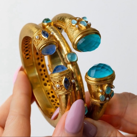 Juli Vos Catalina Hinge Bangle Bracelet - Picture 6 of 6